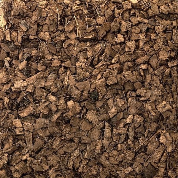 100% coco chips, coarse grade